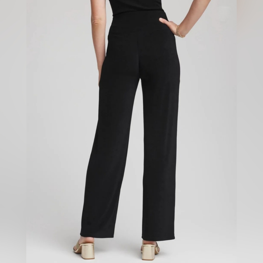 Chico's Travelers Pants, Black - Size 2 (12-Large) Regular